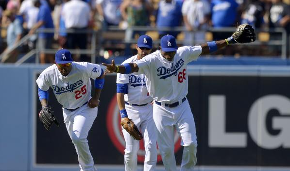 Dodgers Outfield